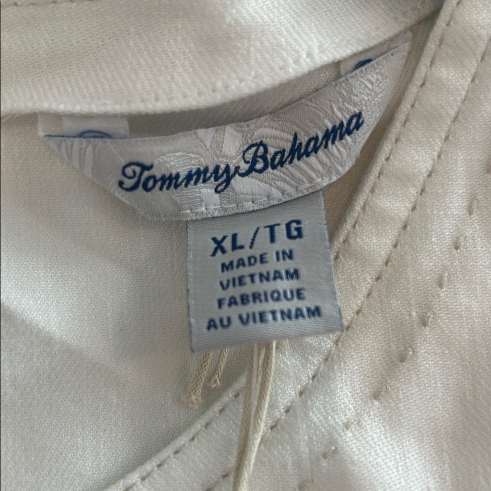 TOMMY BAHAMA Palm-A-Dora Split-Neck Sheath Dress - Picture 13 of 15